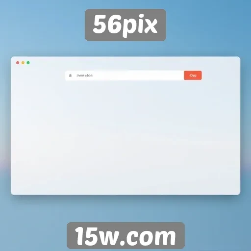 Acessibilidade e interface do site 56pix