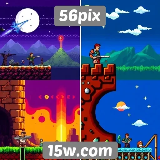 Comparativo de desempenho entre jogos no 56pix
